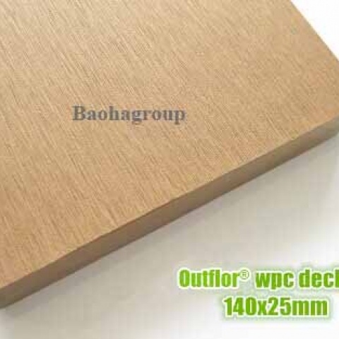 Sàn gỗ nhựa WPC ngoài trời tấm đặc OBM140S20A